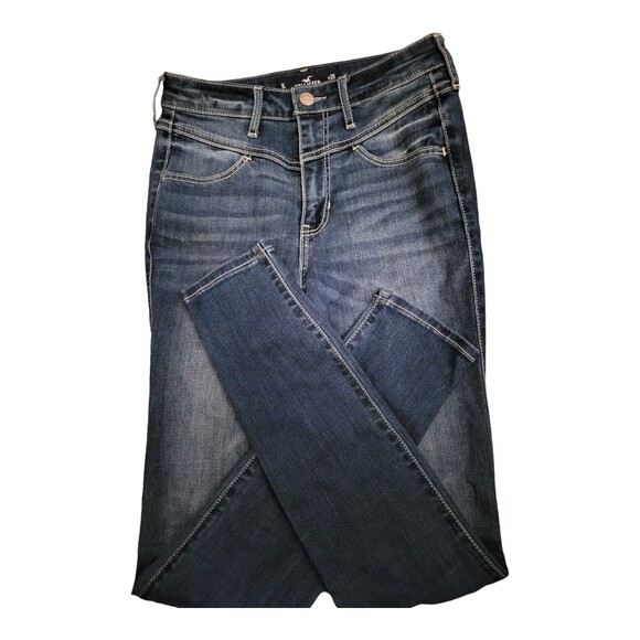 HOLLISTER Size 1L  High-Rise Crop Super Skinny Jeans - Picture 3 of 5